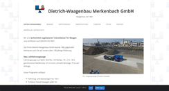 Desktop Screenshot of dietrich-waagenbau.de