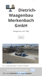 Mobile Screenshot of dietrich-waagenbau.de